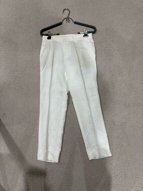Uniqlo Women’s Size 0 White Linen Pants Product 226-072094